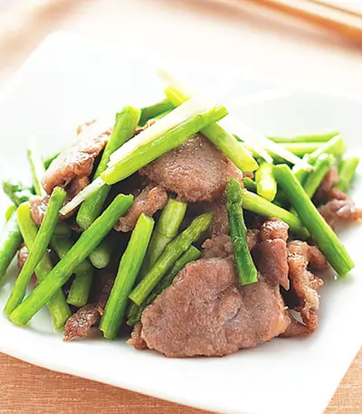 蘆筍炒肉片