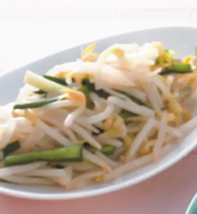 韭菜炒豆芽
