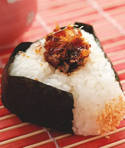 蜜汁鰹魚飯糰