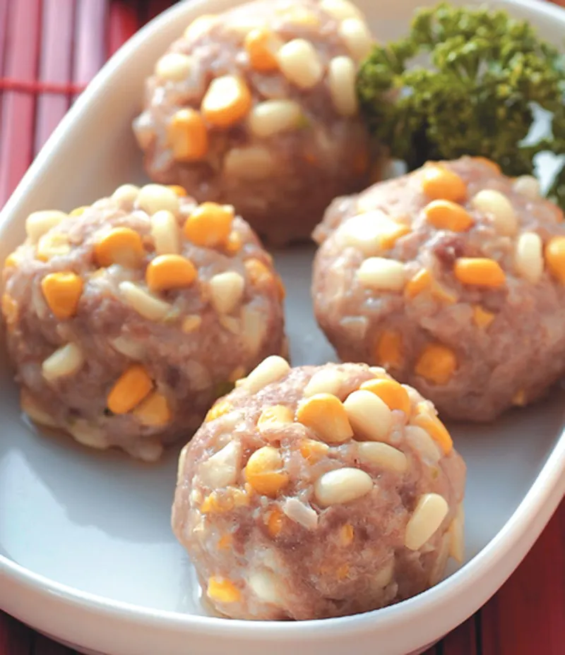 玉米肉球