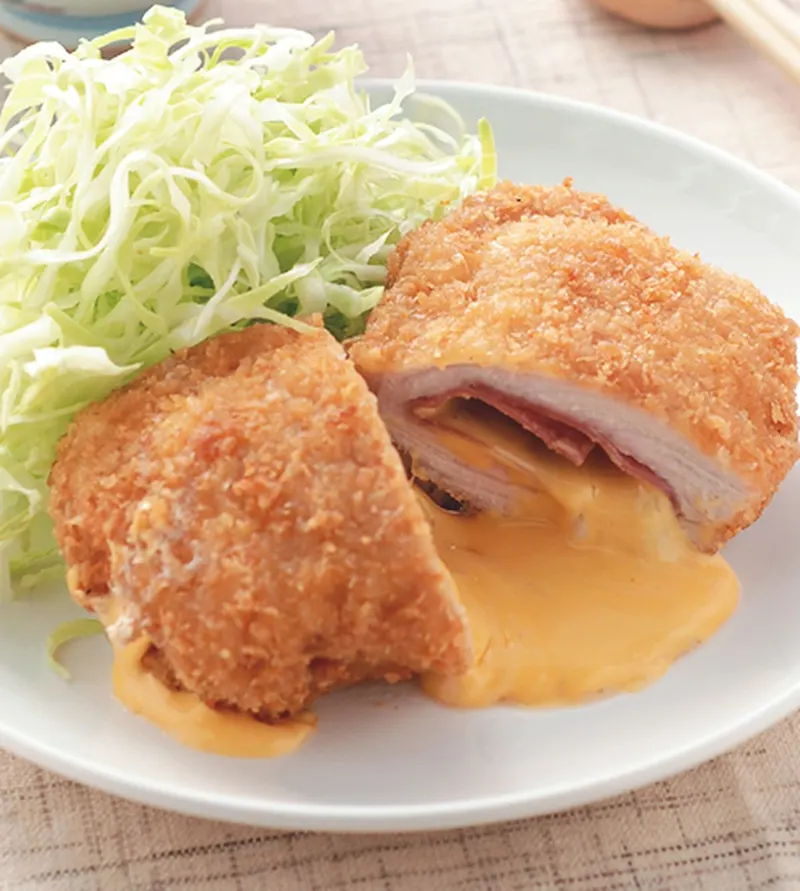 起司火腿豬排飯