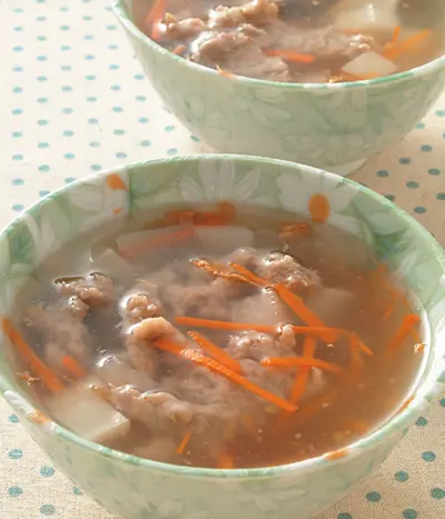 菜頭肉羹湯