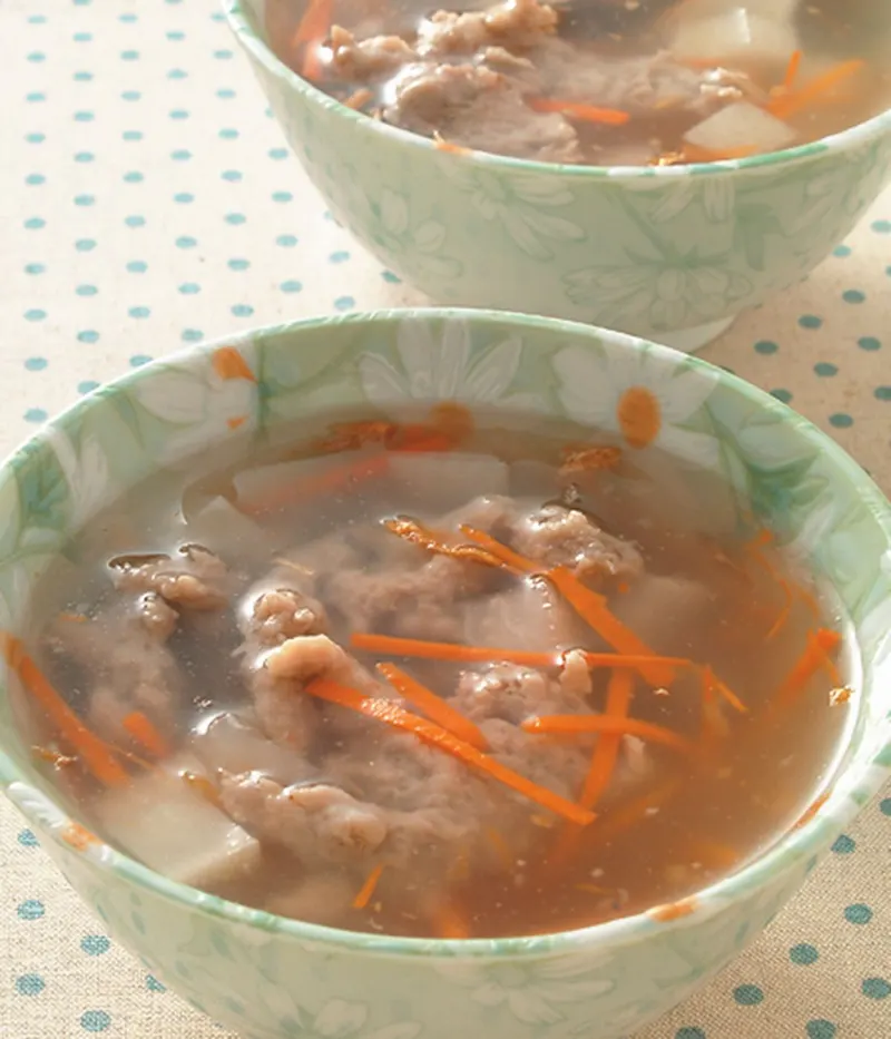 菜頭肉羹湯