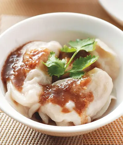 麻醬水餃