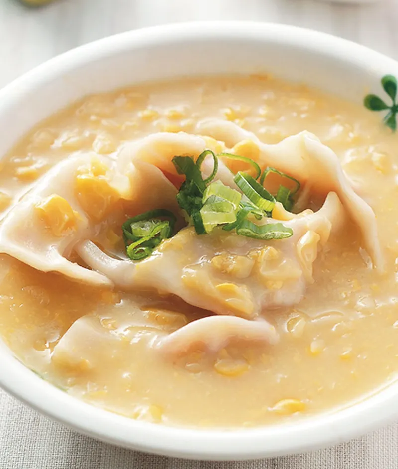 玉米湯餃