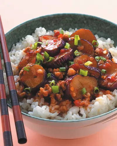 魚香茄子蓋飯
