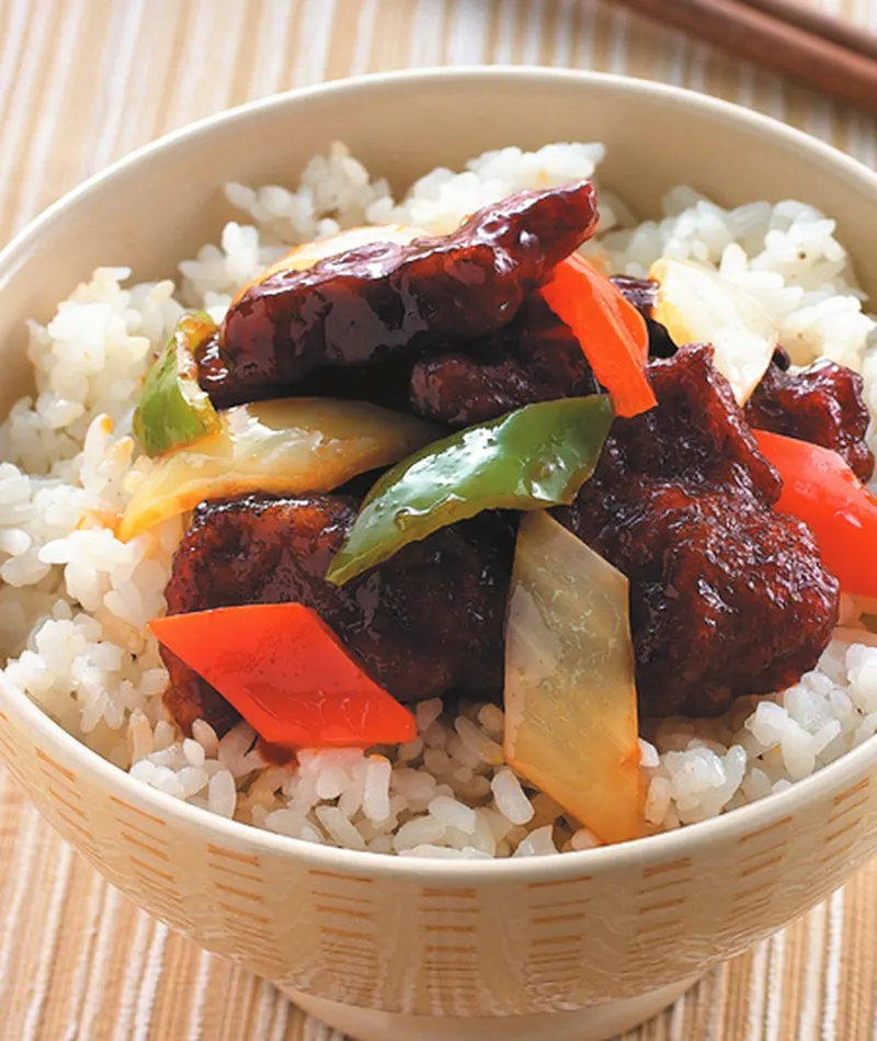糖醋排骨蓋飯