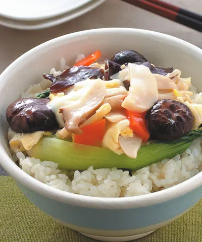 什錦珍菇蓋飯
