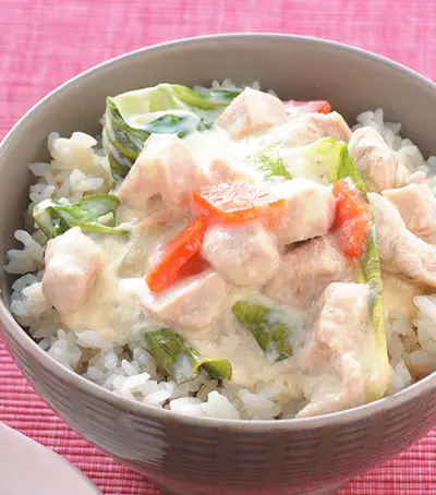 椰汁雞肉蓋飯