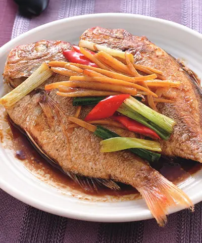 薑絲燒魚