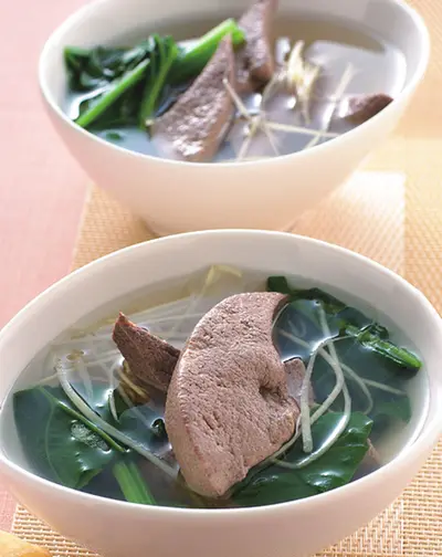 薑絲豬肝湯