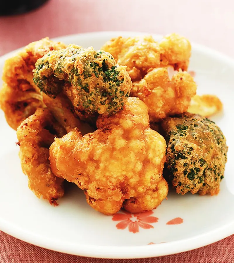 酥炸雙色咖哩花椰