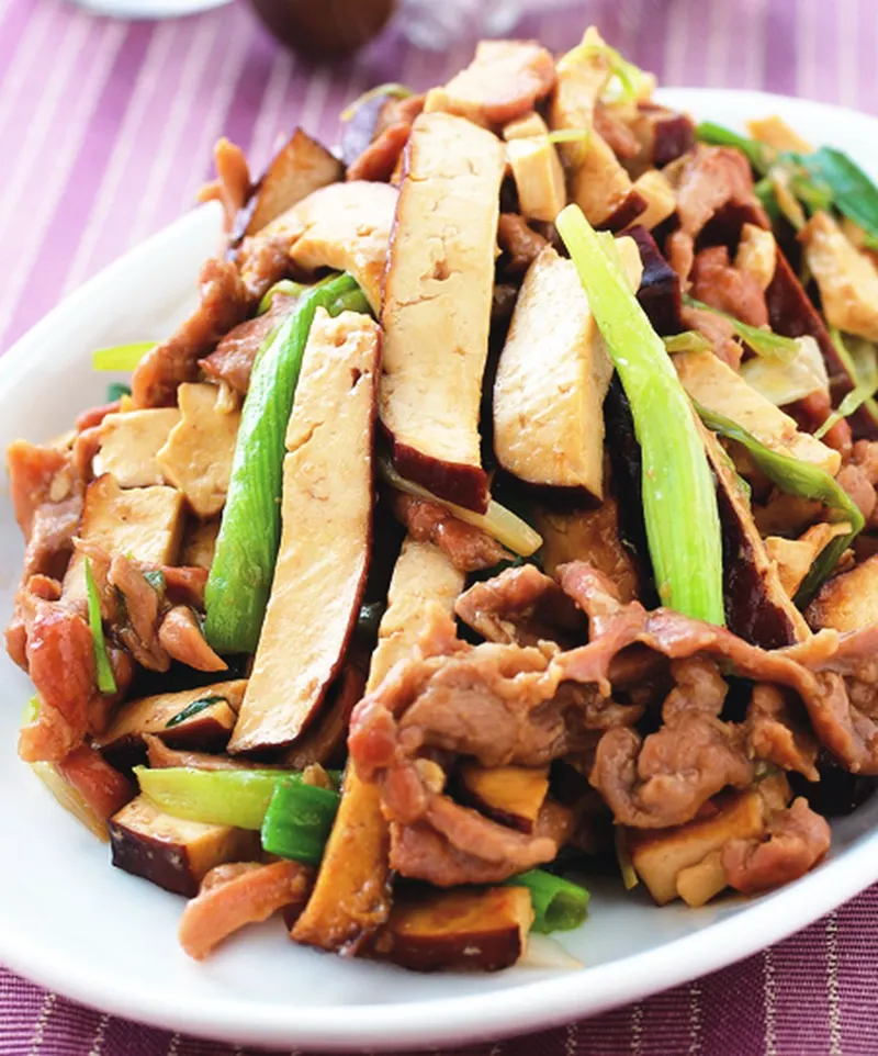 豆干炒肉絲