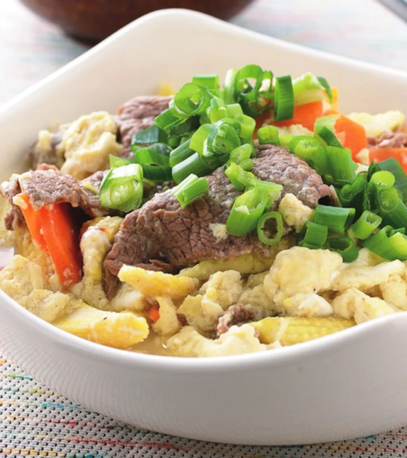 滑蛋牛肉片