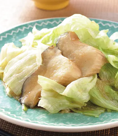 鮑魚菇蠔油炒美生菜