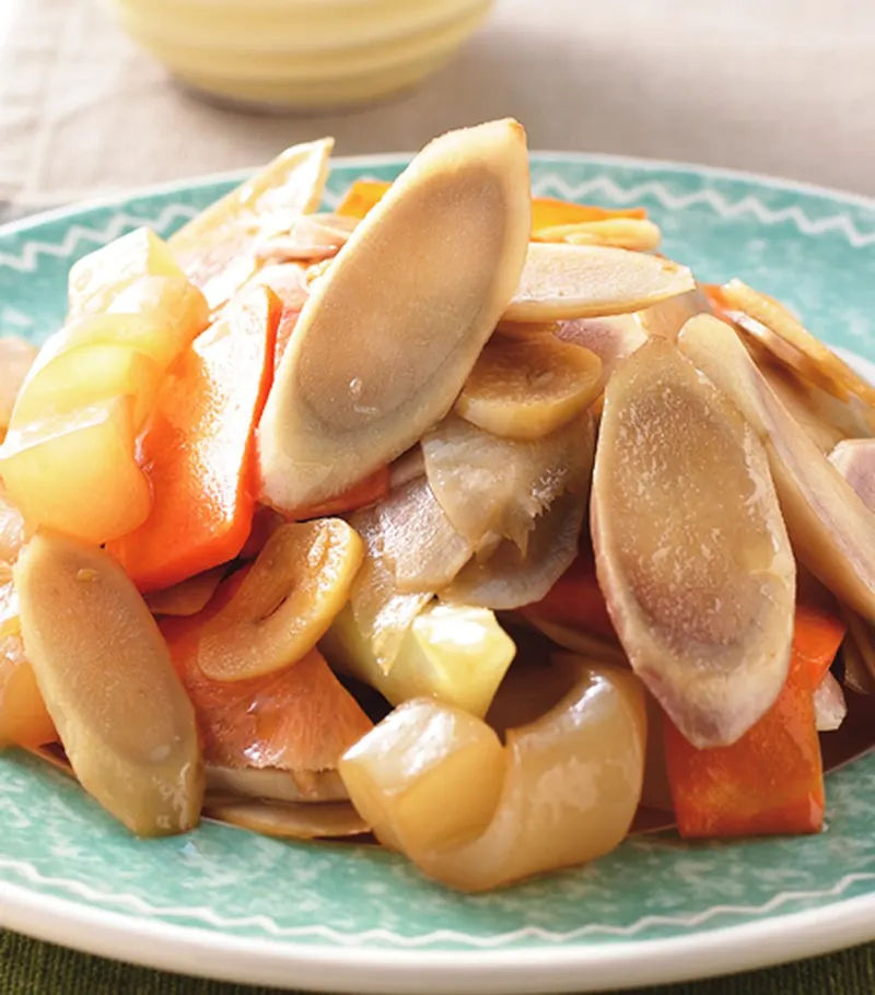 素炒牛蒡