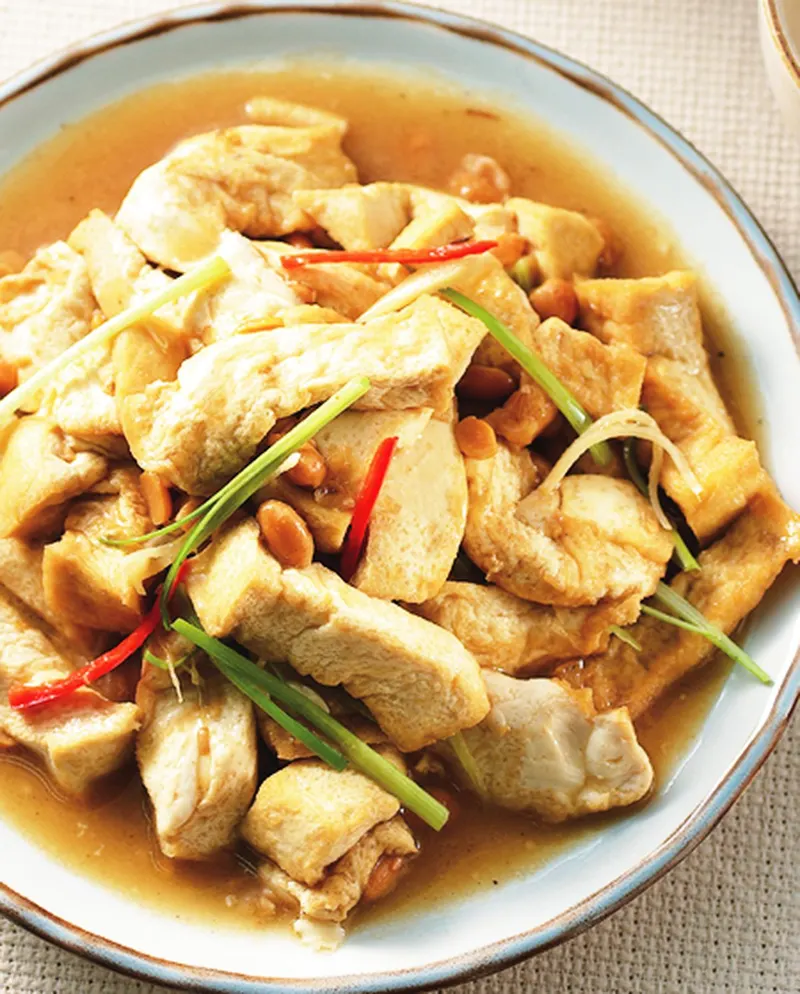 豆醬燒豆腐