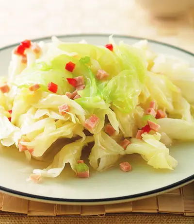 素火腿高麗菜