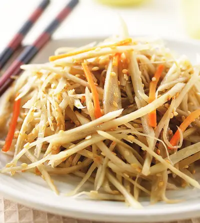 芝麻炒牛蒡