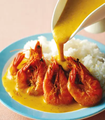 椰奶草蝦飯