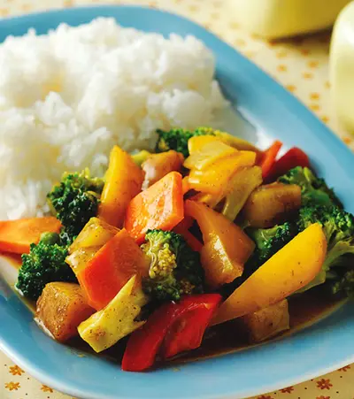 馬來咖哩蔬菜飯