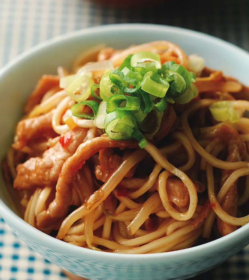 魚香肉絲拌麵