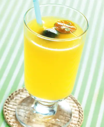 鮮桔冰茶