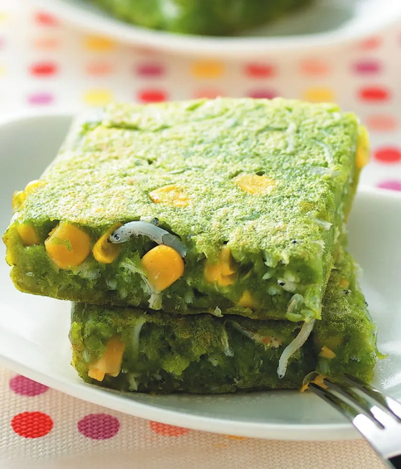 吻魚莧菜煎餅