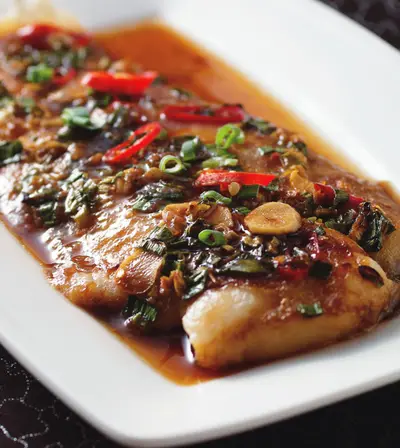 蔥燒醬烤魴魚