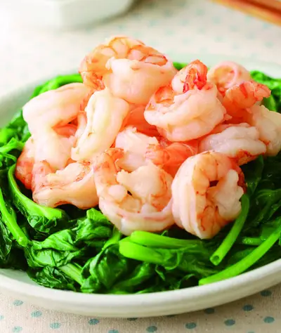 豆苗蝦仁(2)
