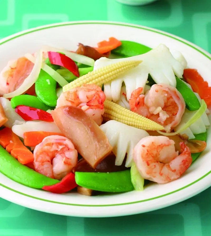 甜豆炒三鮮