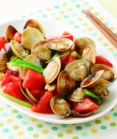 蕃茄炒蛤蜊