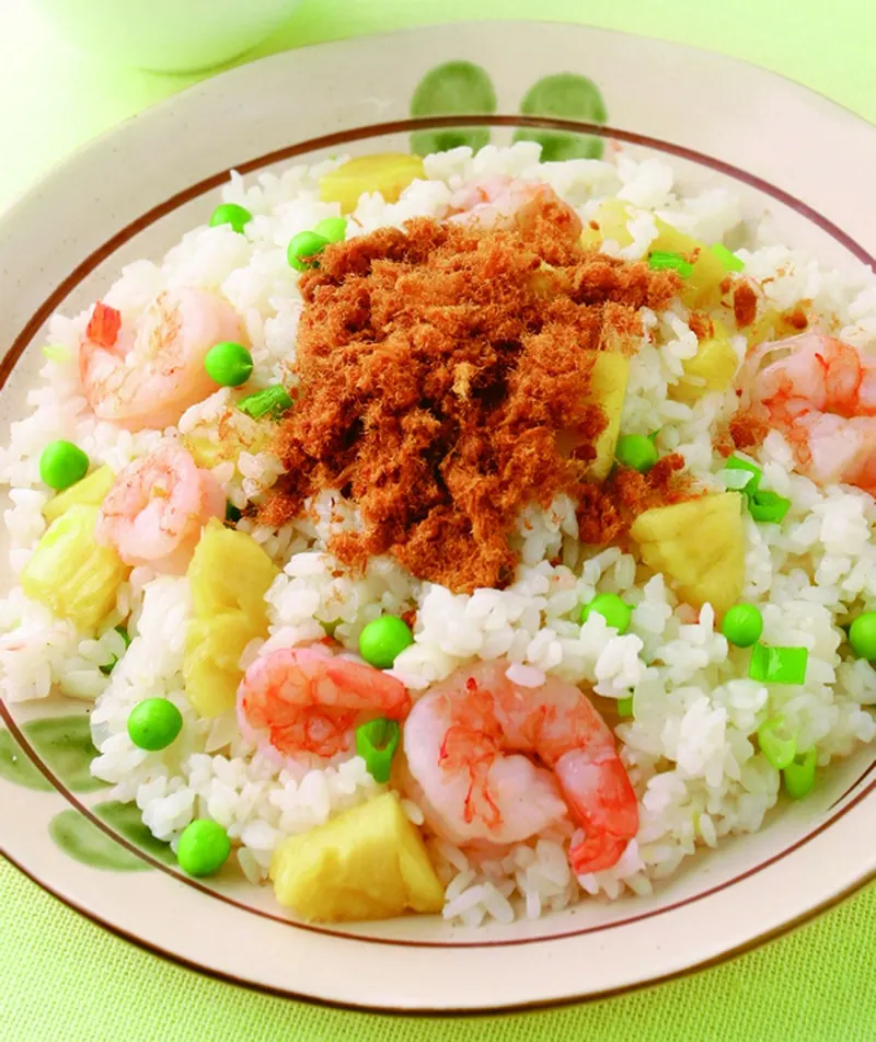 鳳梨蝦仁炒飯(1)