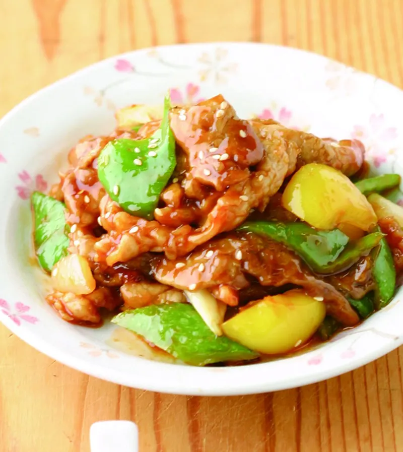 茄汁燴肉片