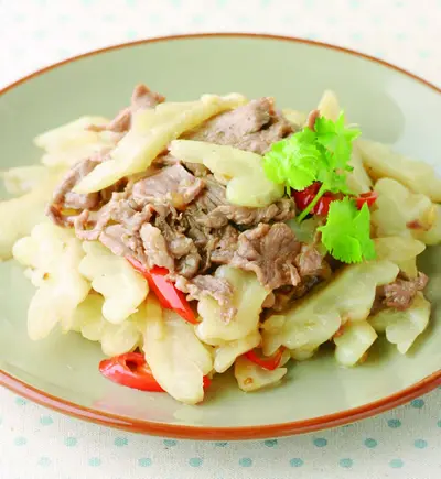苦瓜羊肉片