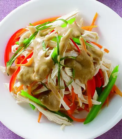 芝麻醬涼拌三絲