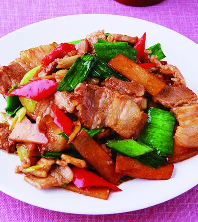 蒜苗五花肉