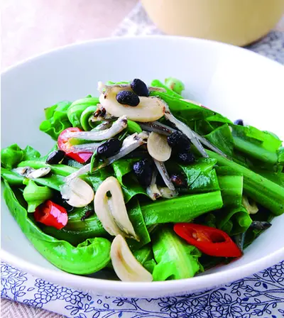 豆豉炒山蘇