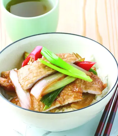 蔥燒排骨飯