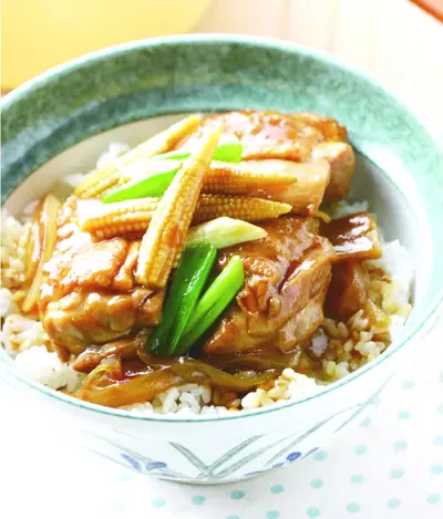 照燒雞塊飯
