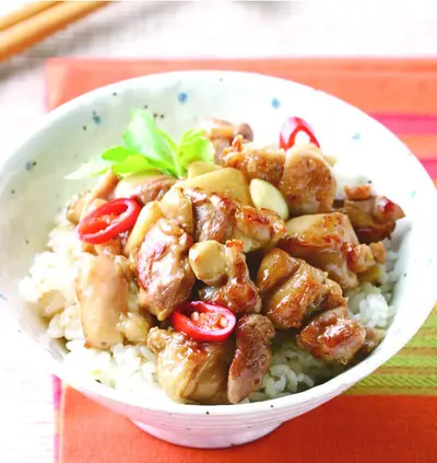 塔香雞丁飯
