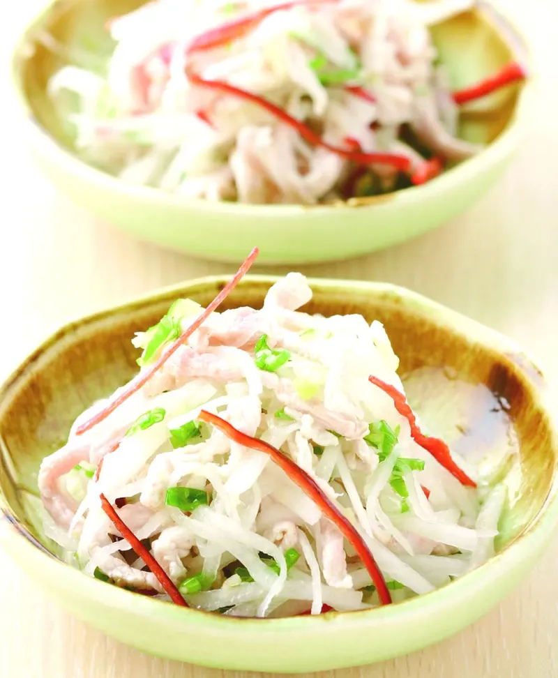 白玉拌肉絲