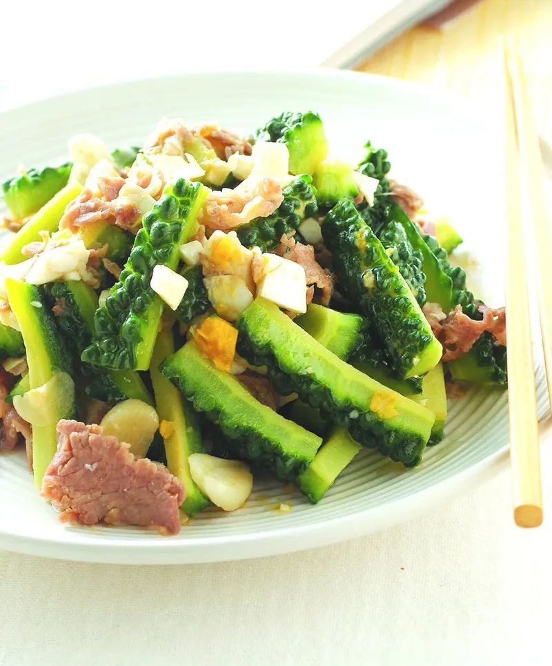苦瓜炒牛肉片