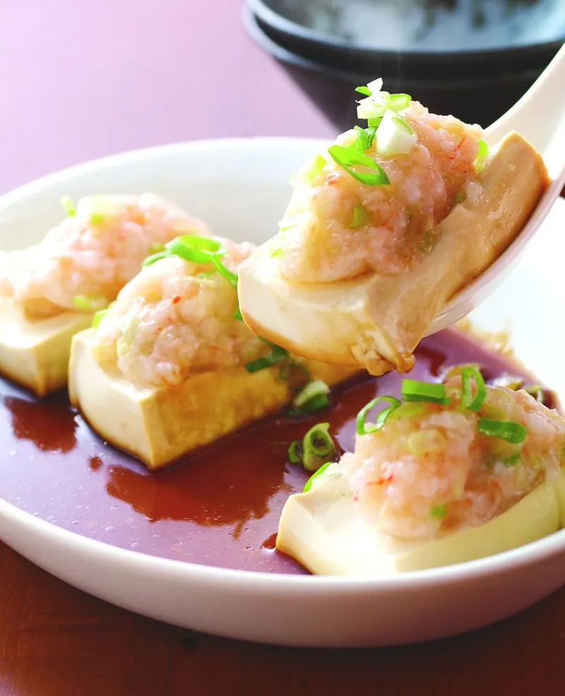 百花鑲豆腐
