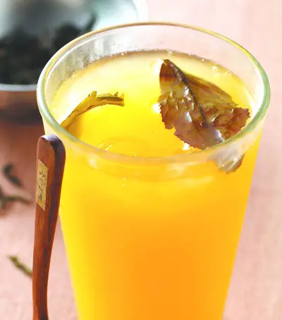 橘子青茶
