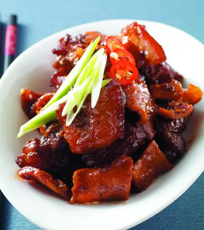 目魚乾燒肉