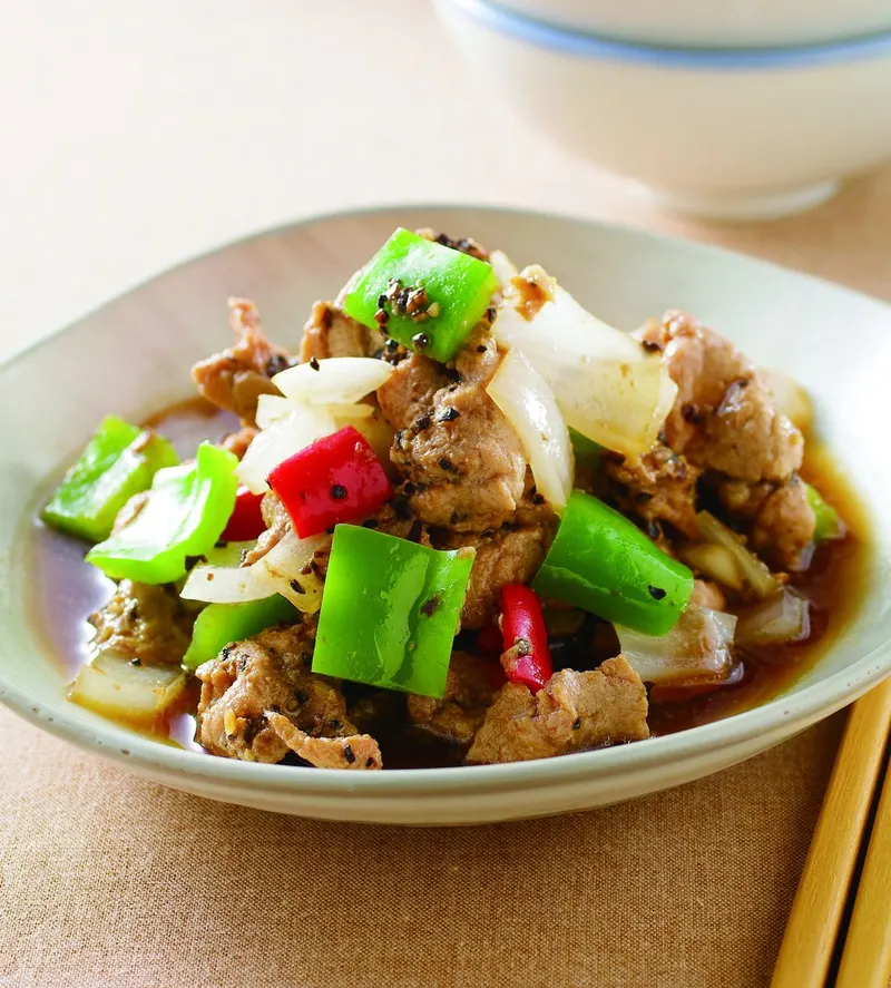 黑椒肉片
