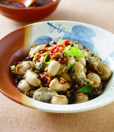 豆豉汁蒸生蚵