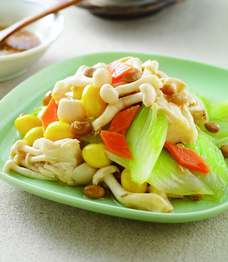 豆醬美白菇
