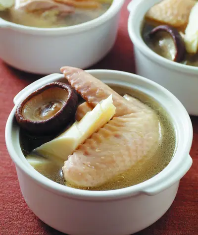 香菇竹筍雞湯(1)